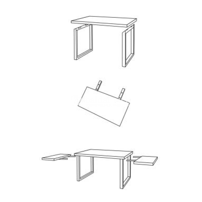 Išskleidžiamas stalas HORUS