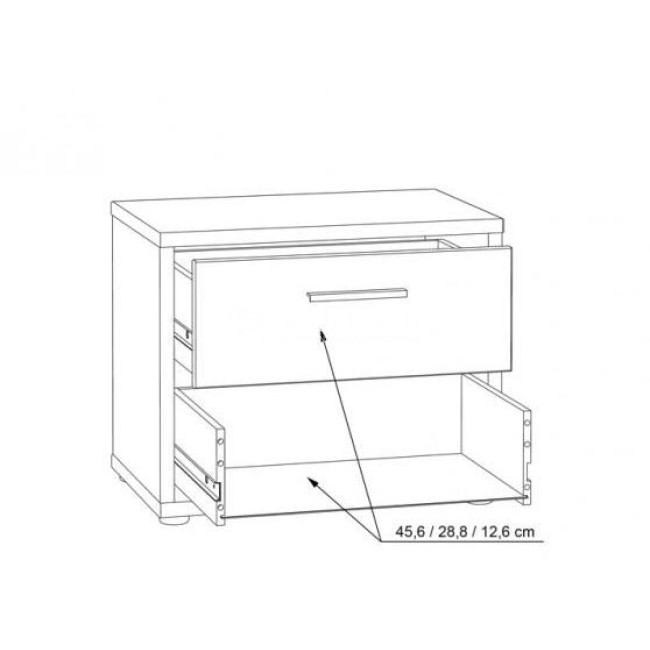 Naktinė spintelė CHICORY K011-M216