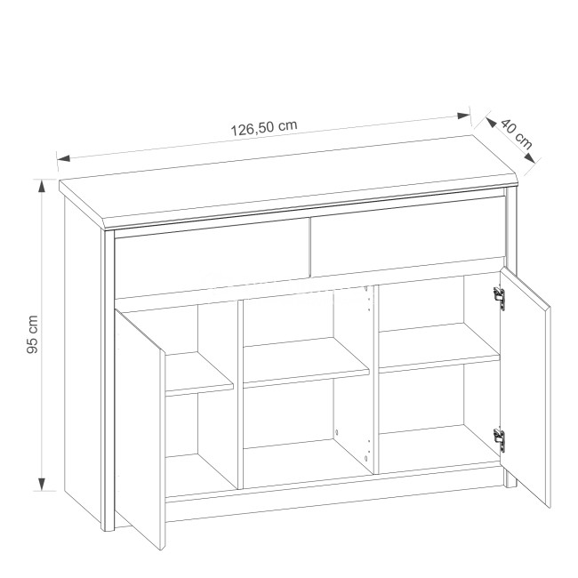 Komoda SOMMA 2D2S