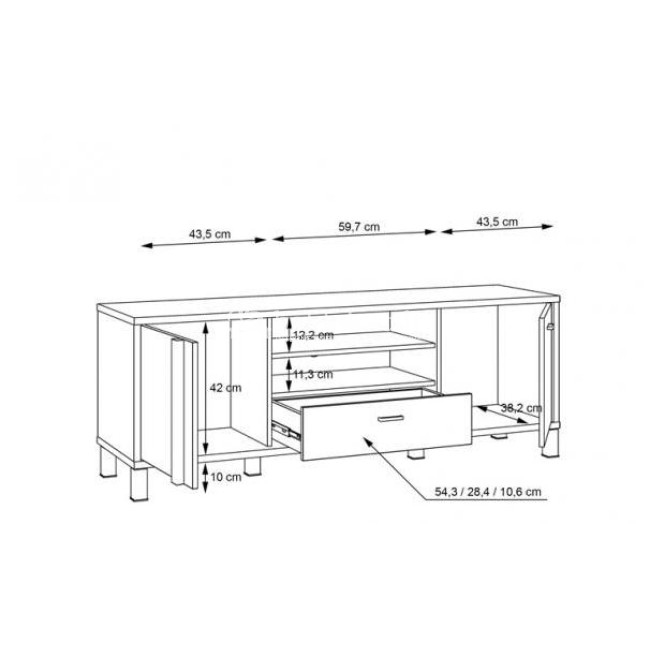 Tv spintelė HAYATO HYTT231R-M215