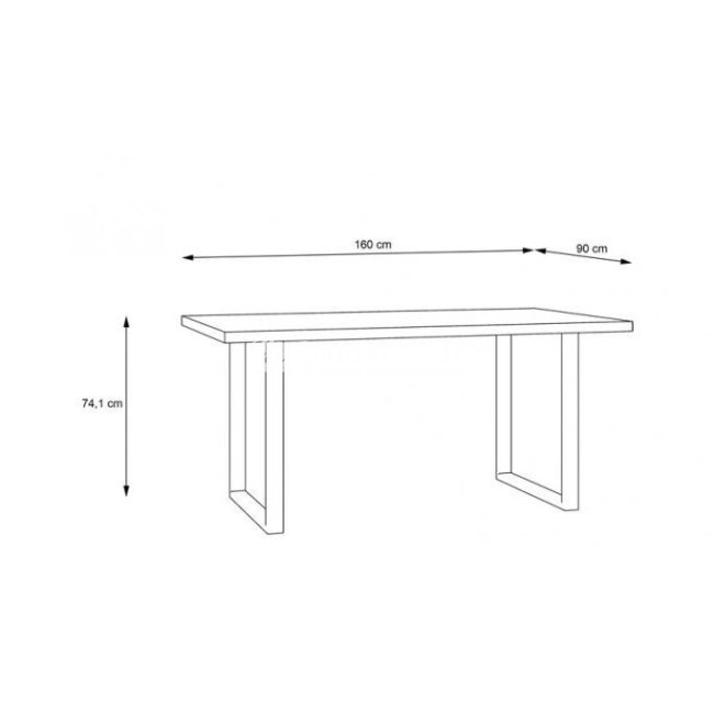 Stalas HAYATO TBLT442-M337