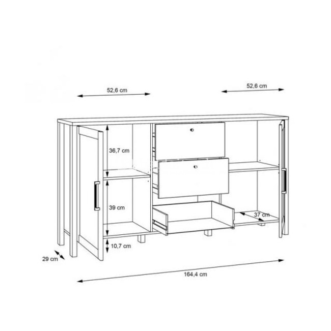 Komoda MALTEBRUN MTBK2311-D84