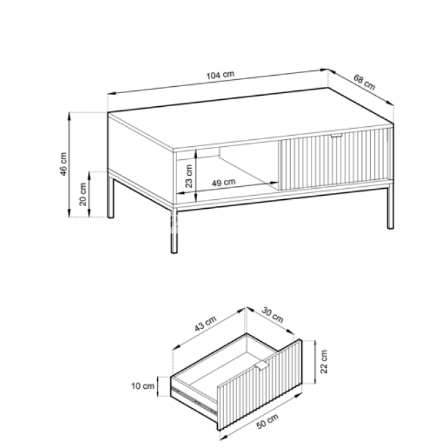 Staliukas NOVAS J L104