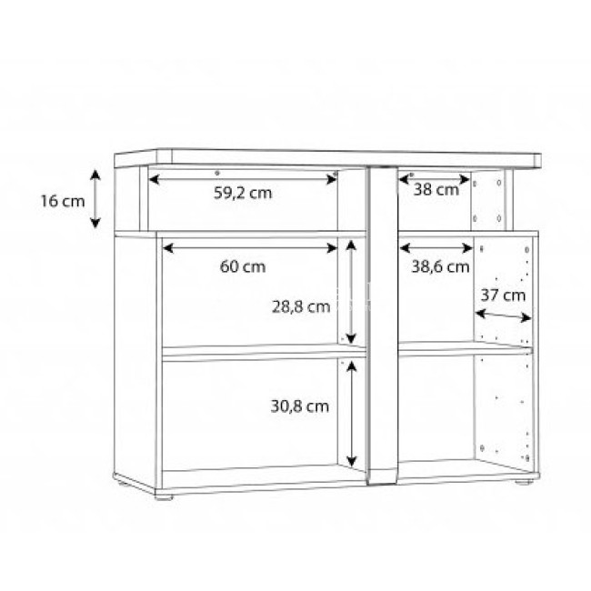 Komoda TULUZA TUZK221B