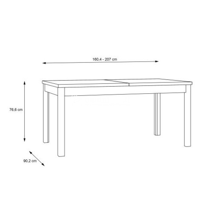 Išskleidžiamas stalas JOKKAZ TBLT7029