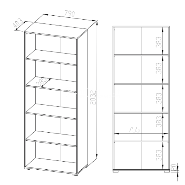 Pastatoma lentyna OPTIMAL 05