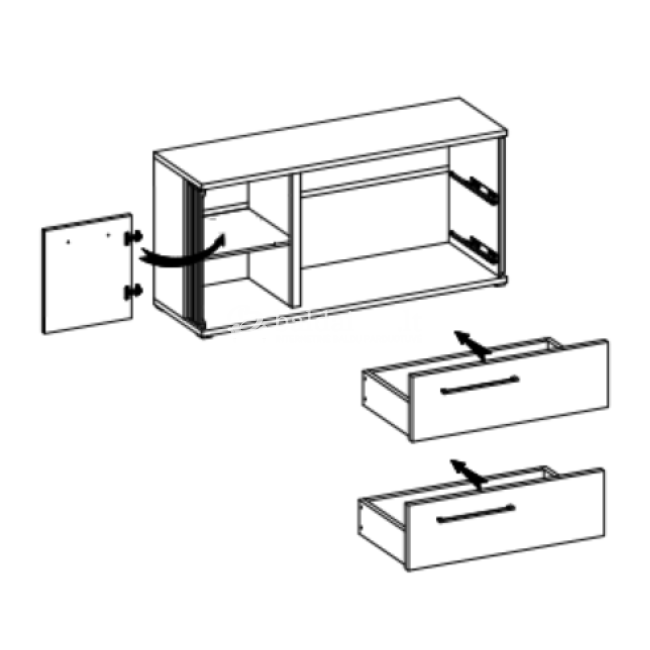 Tv spintelė MOLTO ML4