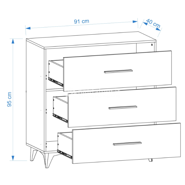 Komoda FRIDA K3S RIV