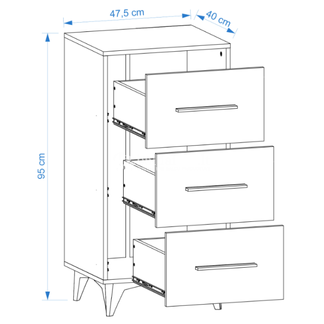 Komoda FRIDA K3SW RIV