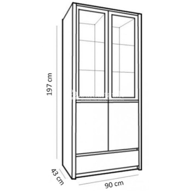 Vitrina MONTANA-TA W2D