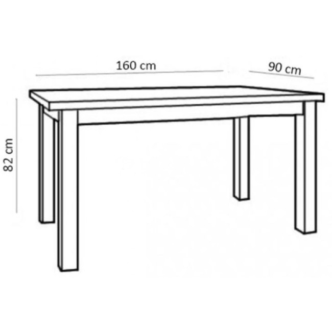 Išskleidžiamas stalas MONTANA-TA STW