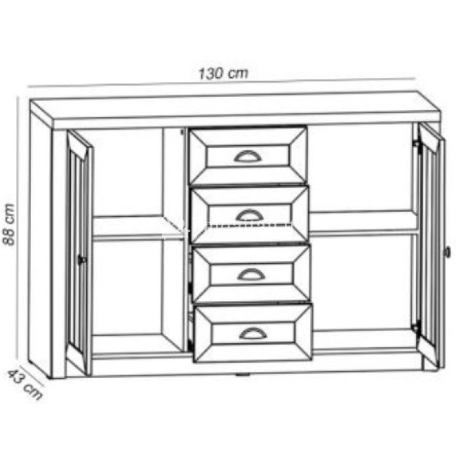 Komoda PROWANSJA-PA K4S