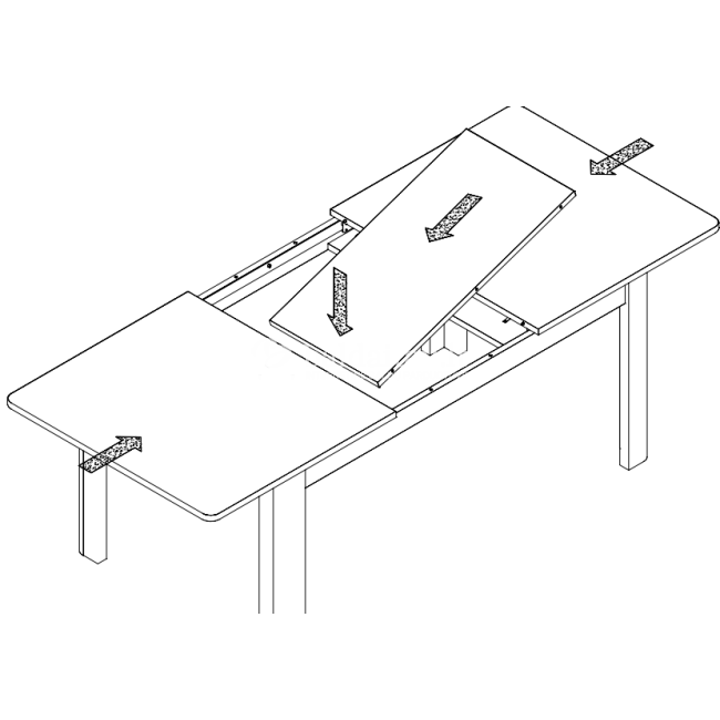 Išskleidžiamas stalas JOADAKIS TBLT7081