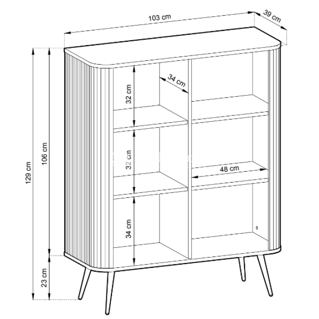 Komoda ZOVA-CA K103