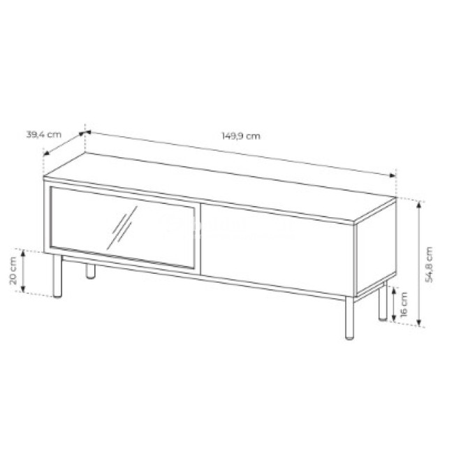 TV spintelė LANG 150 2D