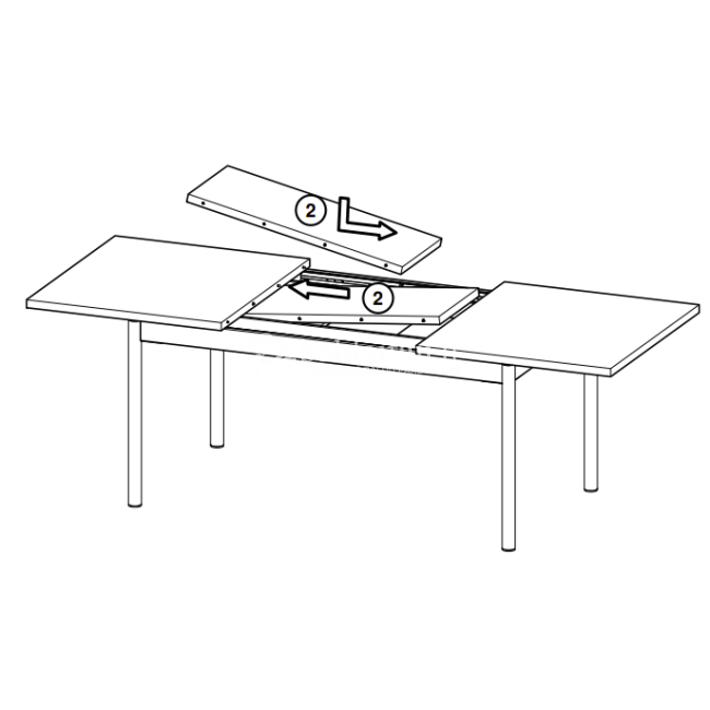 Išskleidžiamas stalas PRESTIGO P14