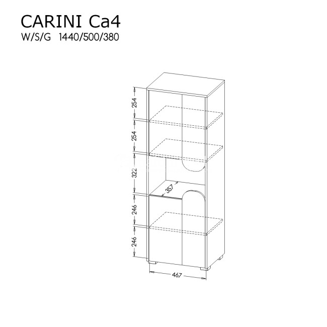 Pastatoma lentyna CARINI CA4