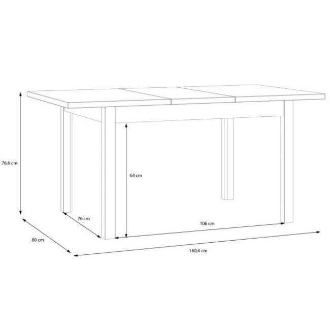 Išskleidžiamas stalas JOADAKIS TBLT7081