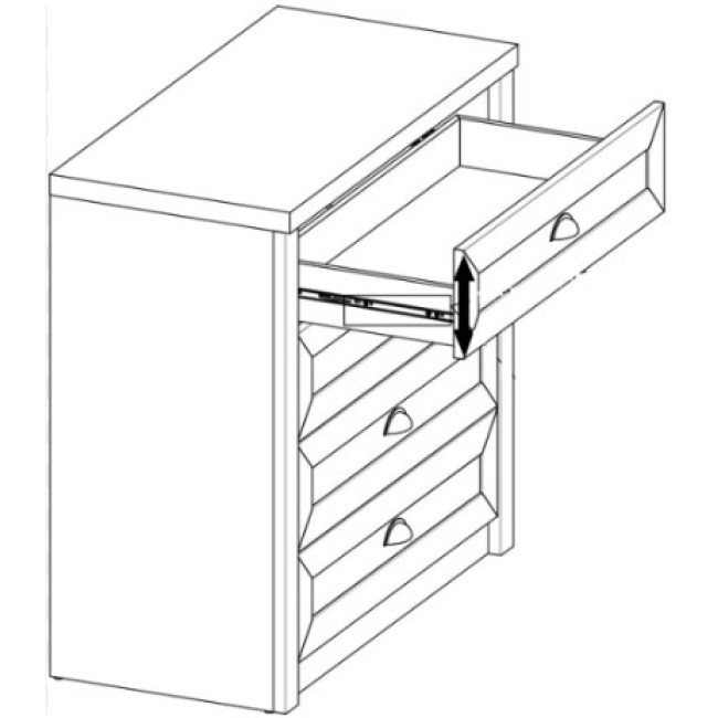 Komoda PROWANSJA-Z K4