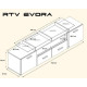 TV spintelė EVORA B