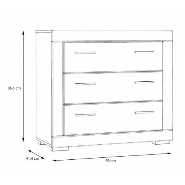 Komoda SNOW SNWK23