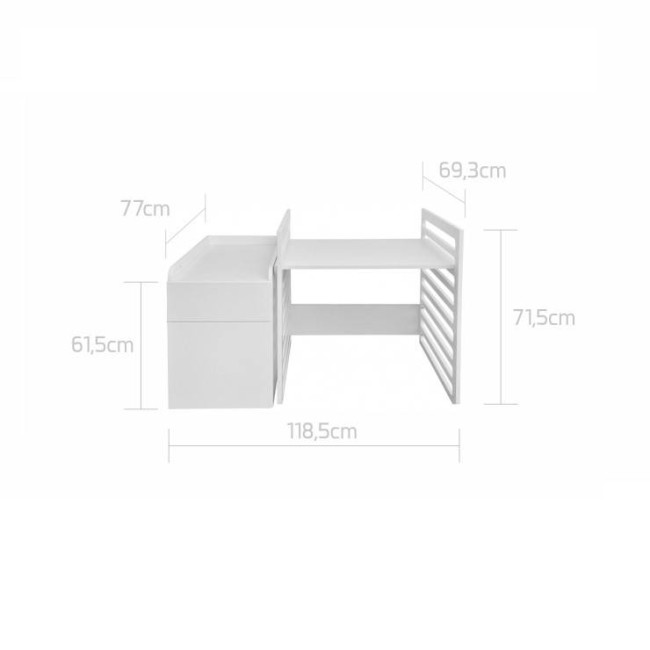 Lova UP 70x120 prailginama iki 70x160 B